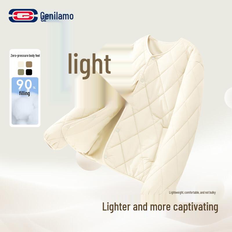 

GENIOLAMODE Men s Collarless Quilted Puffer Jacket XL