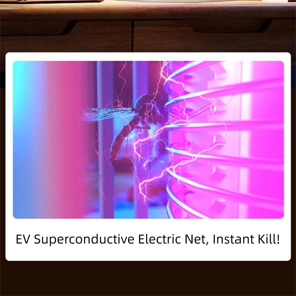 Wall Hanging Mosquito Killer Lamp Fan 3-in-1 Flying Insect Trap Bug Zapper Trap Lamp  Outdoor