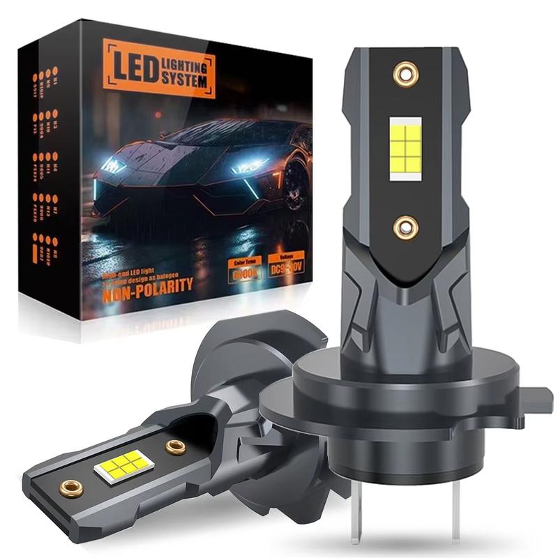 2PCS H7 LED Headlight Bulb 22000LM 12PCS CSP 3570 Car Headlamp Auto Mini CanBus H7 Led Bulb Turbo Light 6500K 12V 110W