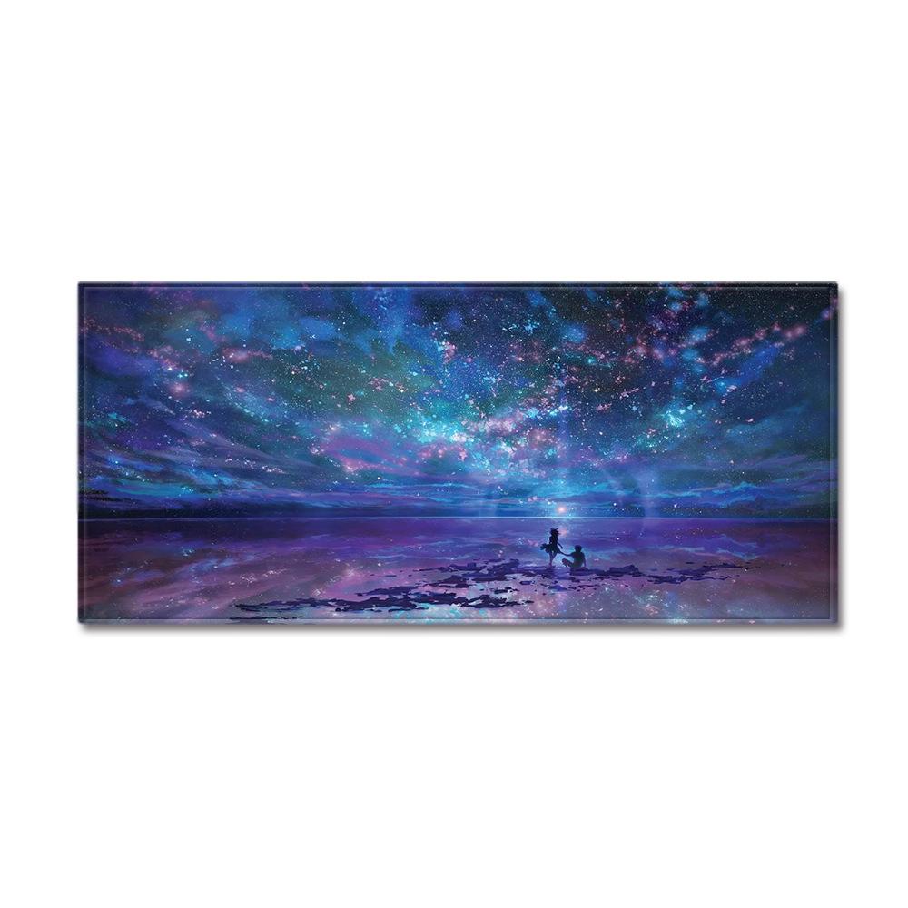 Kitchen Long Starry Sky Floor Mat Doormat Carpet Floor Mat