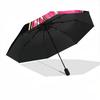 1pc Footprint Bow Automatic Open/Close Umbrella, Portable Folding Umbrella, Compact Travel Umbrella For106