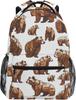 Panda Backpack For Girls Elementary School Bag Kids Bookbag Personalized Travel Daypack 3rd 4th 5th Grade Rucksack