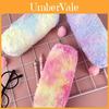 Beautiful Gradient Plush Pencil Case Large Capacity With Unique Octagonal Shape For Girls