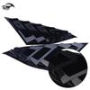 2018 Honda Accord Tenth Gen Carbon Fiber Rear Side Window Louvers - Adhesive Type