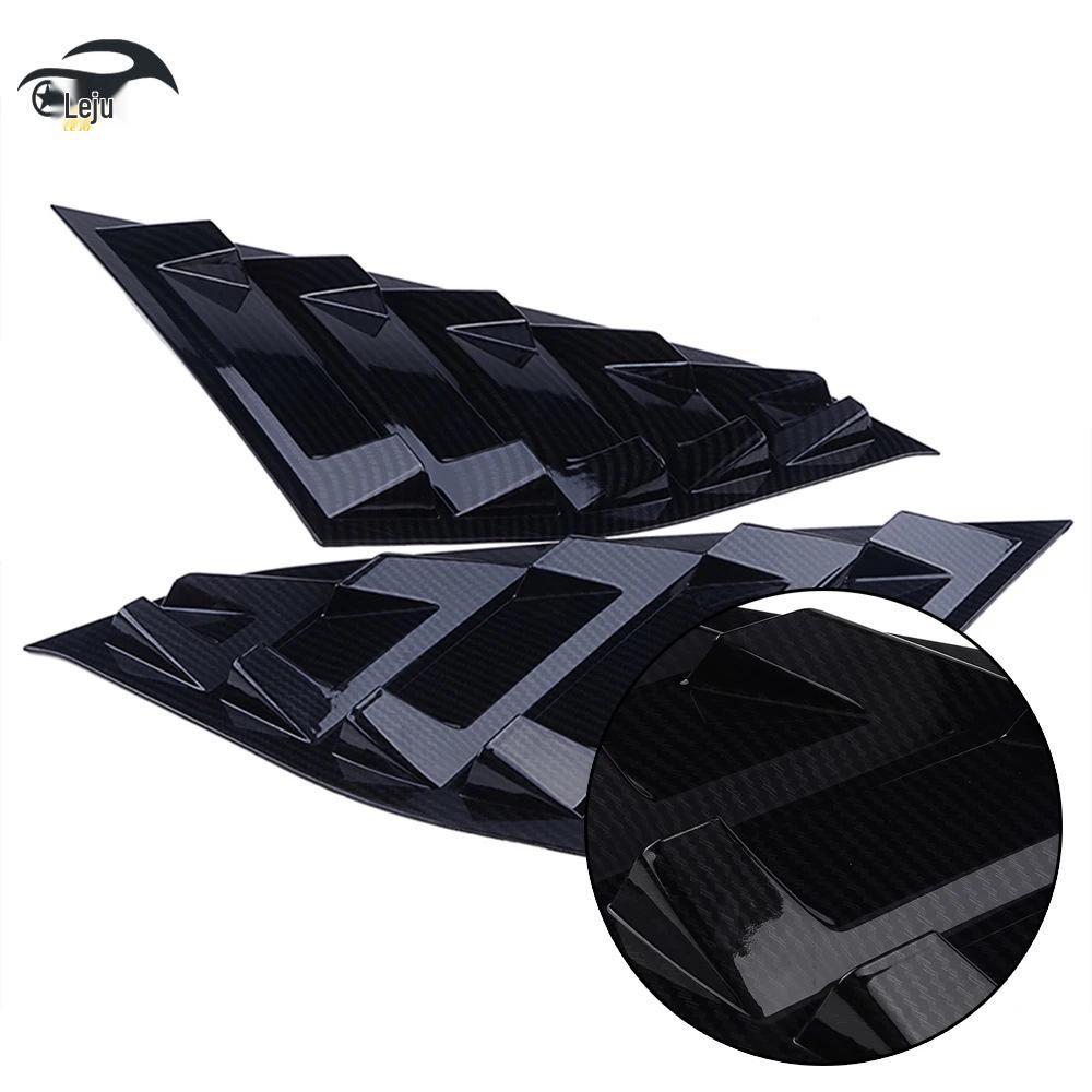 2018 Honda Accord Tenth Gen Carbon Fiber Rear Side Window Louvers - Adhesive Type