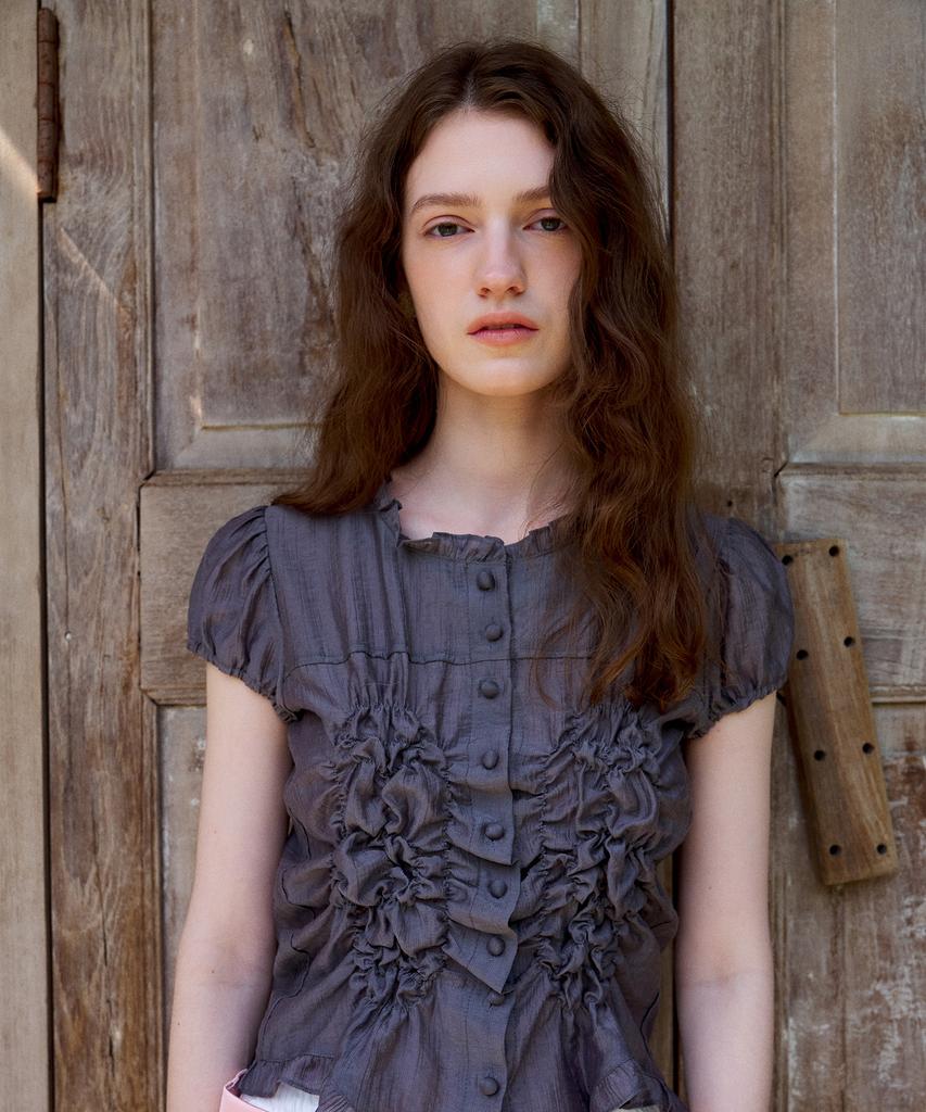 Seuleubi Luen Shirring Blouse_2 Color