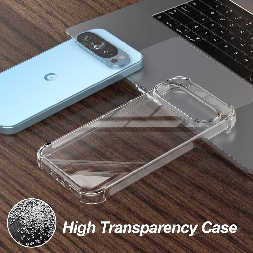 Shockproof Airbag Transparent TPU Case for Google Pixel 9A 9 Pro XL 8A 8 Protective Cover Shell Capa Fundas Coque