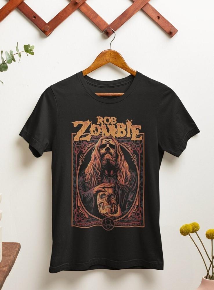 LOT Rare Rob Zombie Singer Shirt Christmas Gift Black All Size Tee Unisex T-Shirt