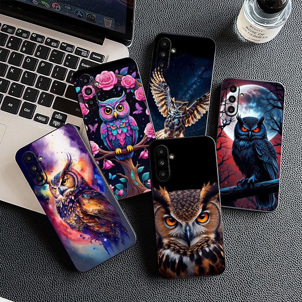 Cover Cartoon Eule Anime Handyhülle für Xiaomi Redmi 15 15C A4 A5 9A 9C NFC Note 9 8 9T 8T Hülle