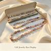 Luxury Irregular Freshwater Pearl Choker Purple Rectangle Beads for Women