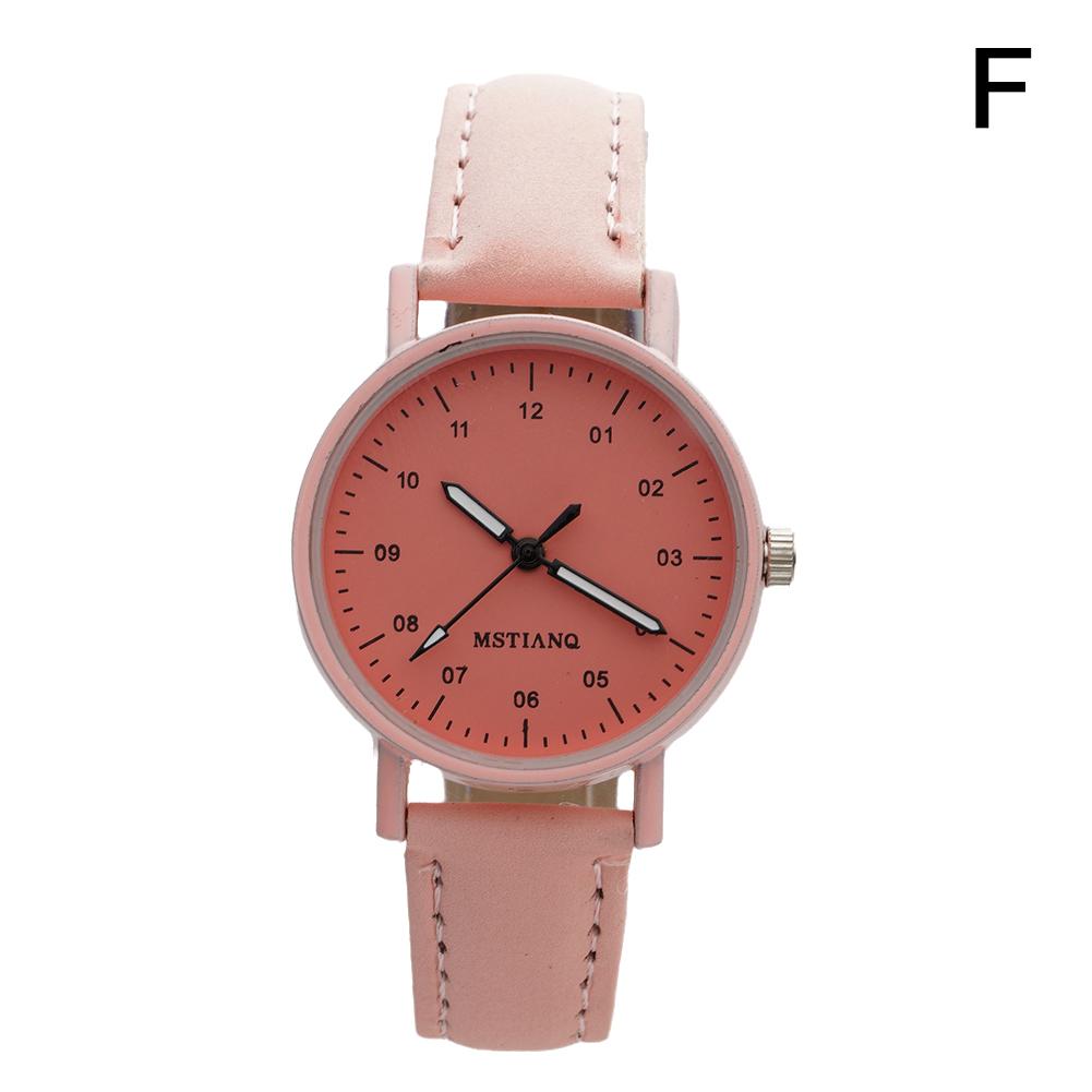 Women Watches PU Leather Strap Women Quartz Wristwatches Waterproof Round Dial Retro Watch Ladies Girls Quartz Wristwatch