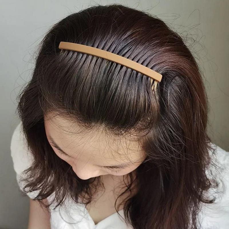 Neue Mode Haarkamm Frauen Groß Einfach Haarnadel Pony Fixierte Anordnung Abstehende Haare Accessoires Hinterkopf Haarkamm Kopfschmuck