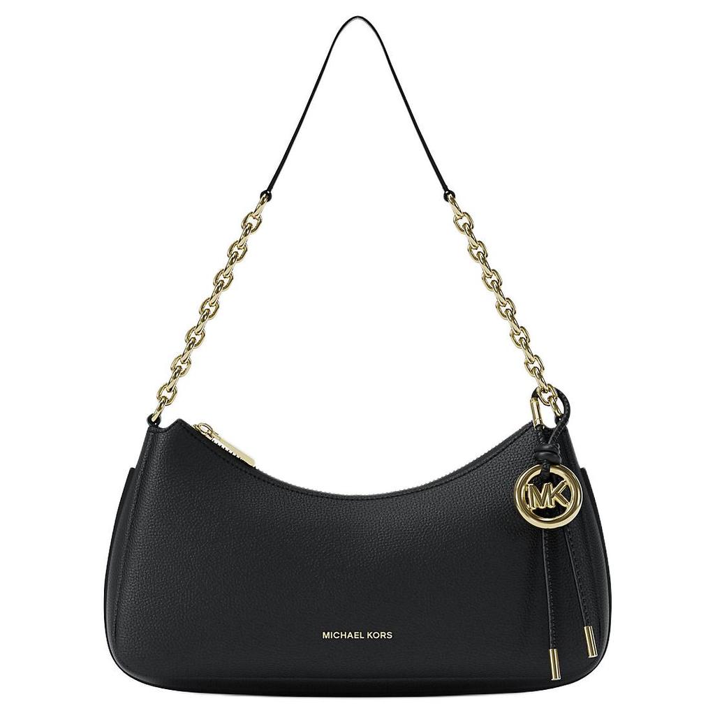 Michael Kors MK Nolita Pop Pebble Leather Crossbody Shoulder Bag Medium Women Bags Black 32R6GY5W8L-BLACK