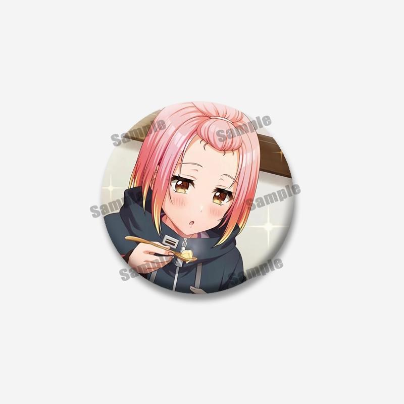 Cute Cartoon Girls Miyu Haruna Cosplay Badges Music Game D4DJ Rika Hayate Soft Button Pin Jewelry Brooch Accessories for Hat Bag