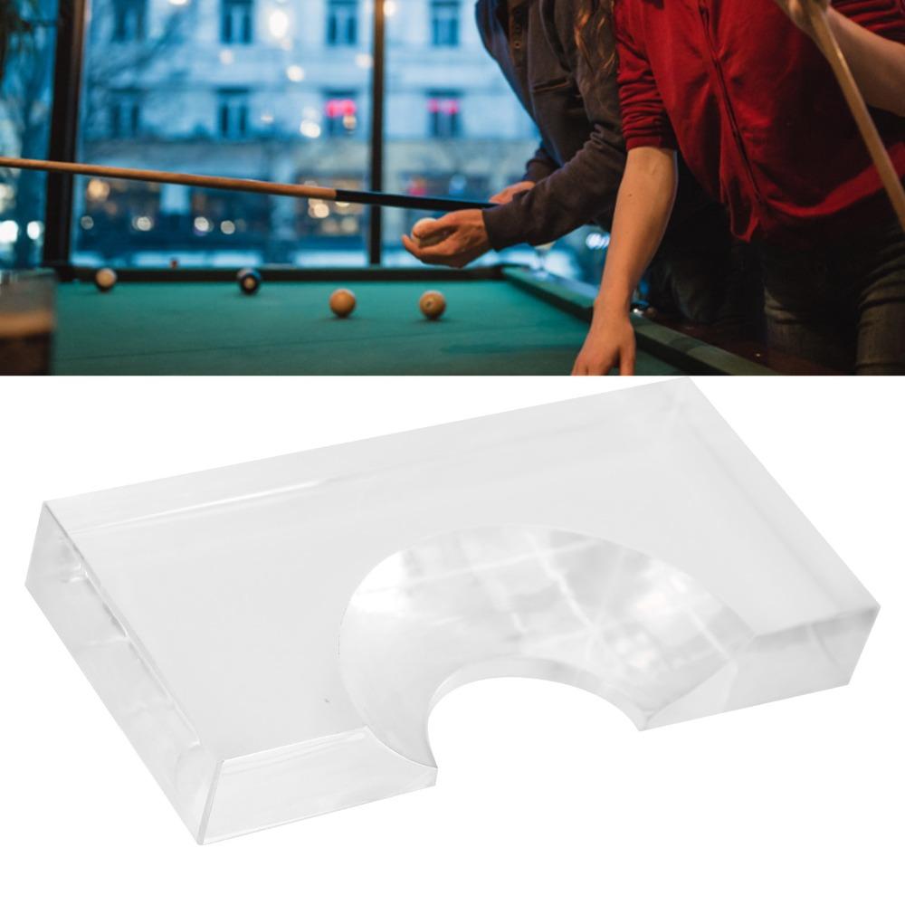 Klarer Acryl Billard Locator 8×4×1.2CM Positionierer für Poolkugeln Snookertische