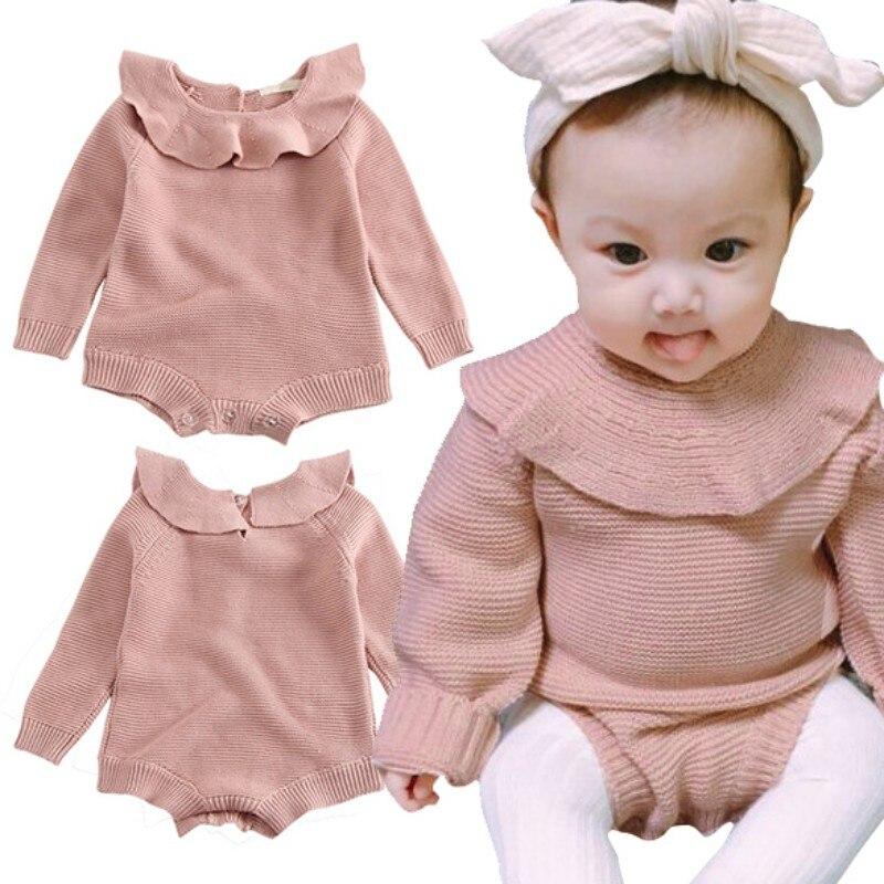 Autumn Arrival Baby Unisex Long Sleeves Casual Pattern V Neck bodysuit and Pants Clothing Sets main image 0