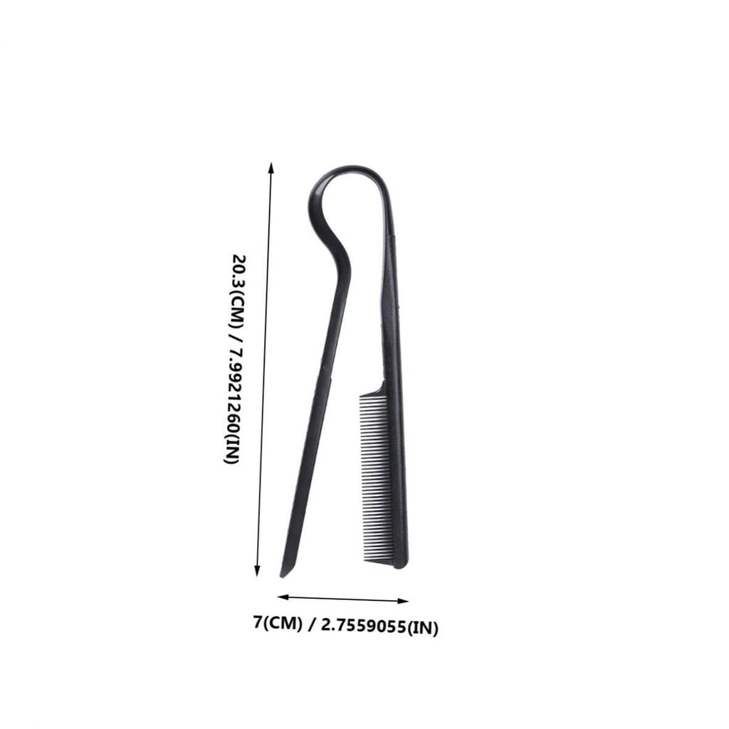 Friseurkamm V-Kamm Unordentliches Haar Finishing Glättschiene Kamm - Haarstyling-Werkzeug Clip speziell für Haarperücken
