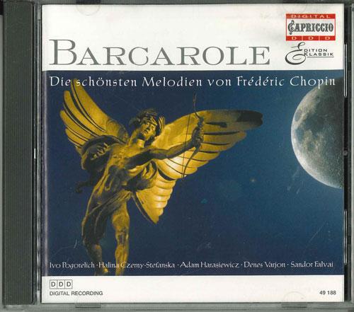 

CD BARGAROLE - CHOPIN-FESTIVAL 491880 Germany Classical Used