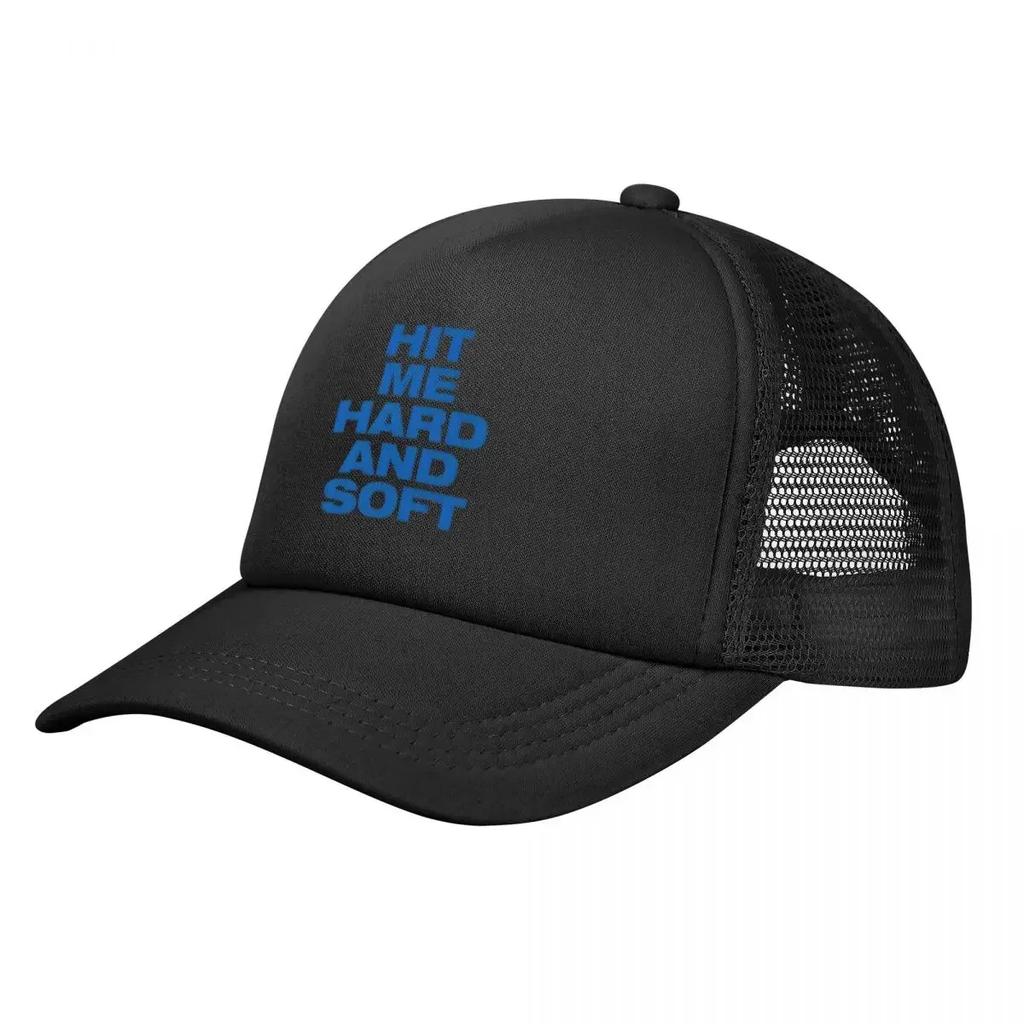 Hit Me Hard And Soft Tour Baseball Cap For Unisex Women Summer Outdoor Mesh Side Sun Hats Caps Adjustable Fit For Casual Wear