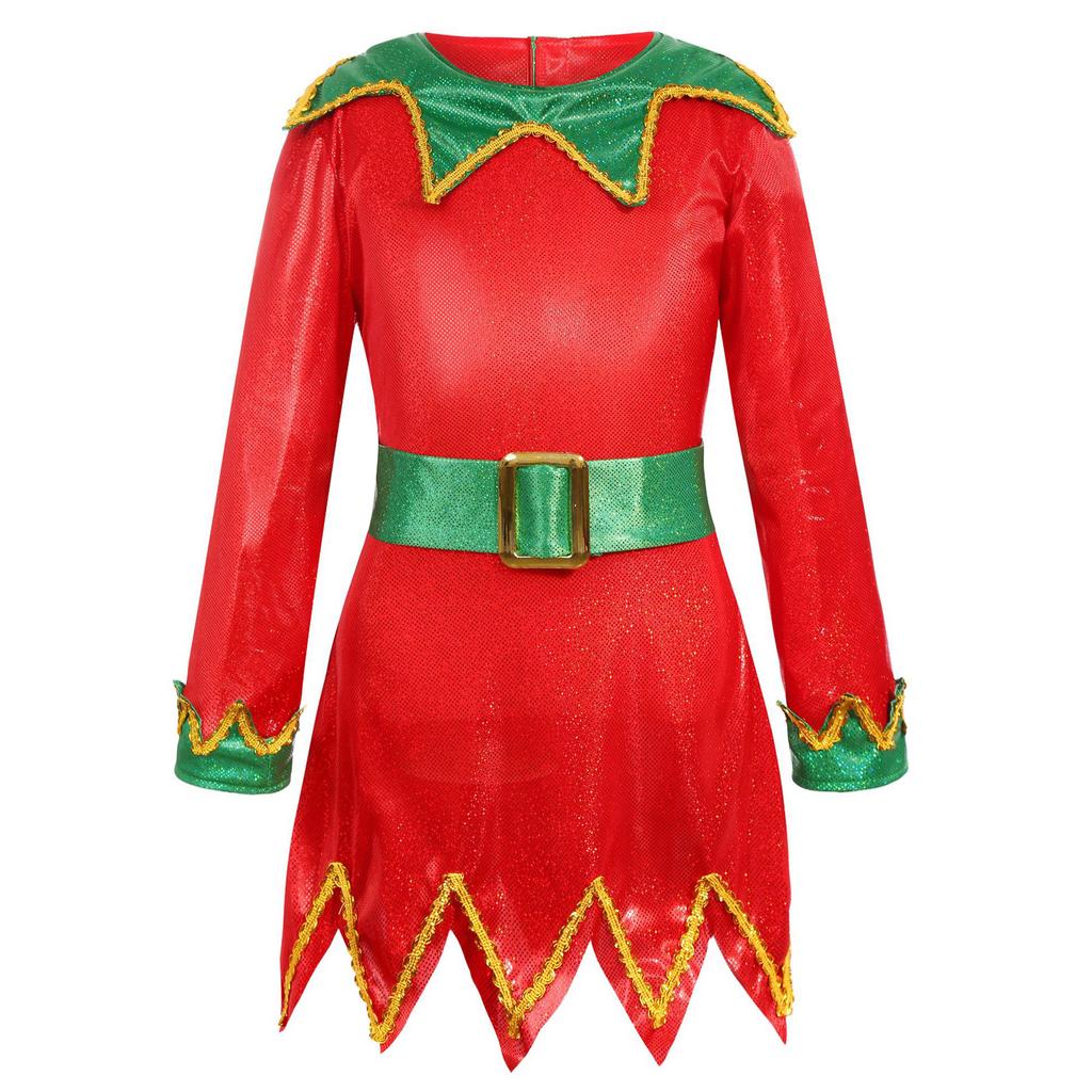 Children's Christmas Costumes, Holiday Party Christmas-themed Performance Cosplay Costumes