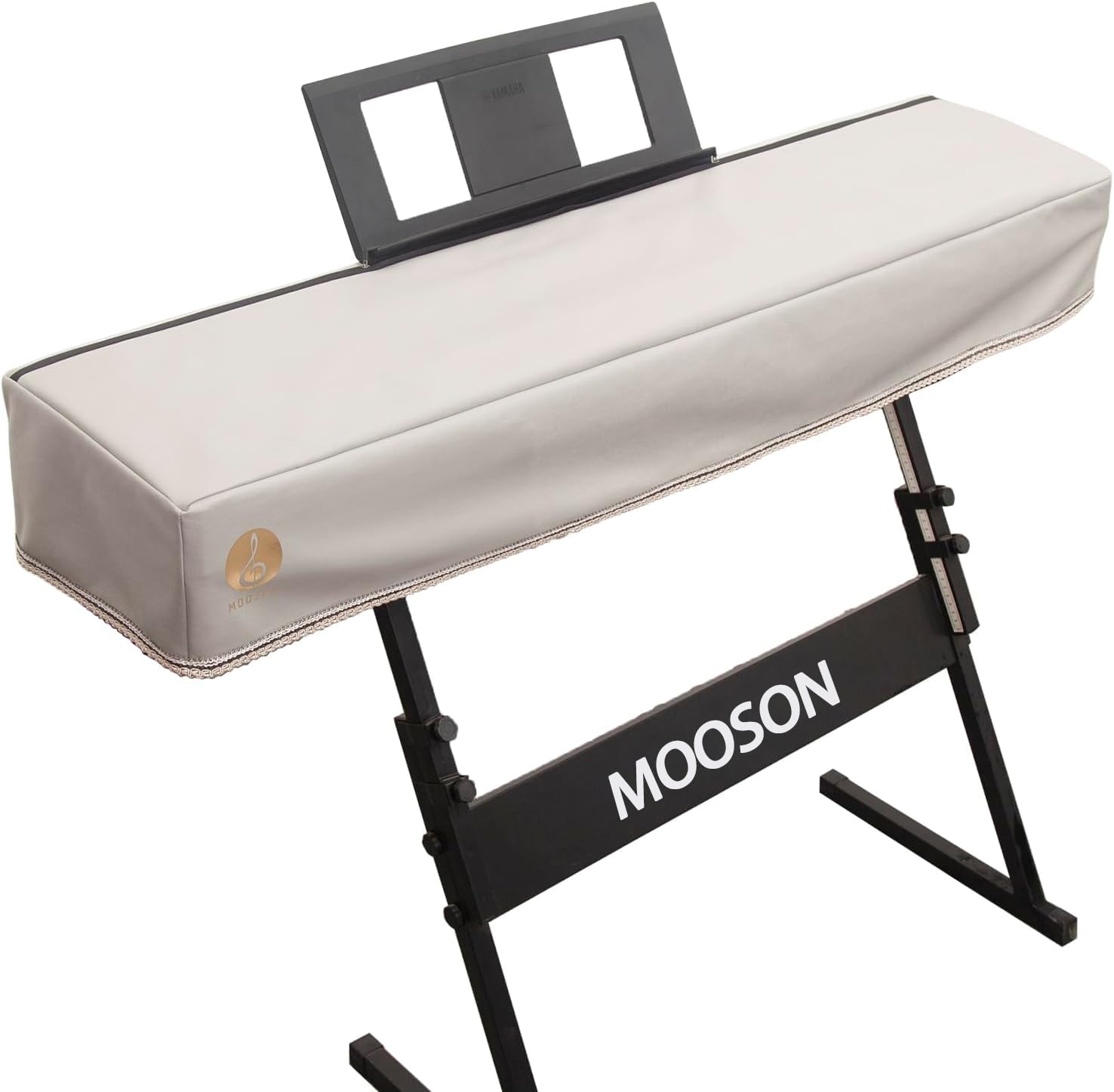 Mooson Клавиатура Пианино Цифровое Пианино Пыль Роскошный и Мягкий Премиум Толстый Электронный Орган Клавиатура Обновление Чехол Покрытие, Покрытие, Поверхность, Покрытие, (белый) белый