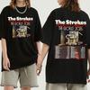 Reality Awaits Nordamerika Tour 2026 T-Shirt The Strokes Band Design Druck T-Shirts Baumwolle Sommer Kurzarm Herren T-Shirts Shirt