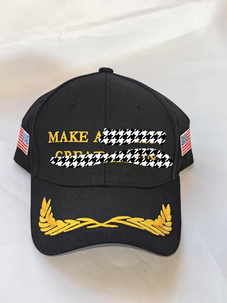 In-Stock Red Baseball Cap: Embroidered Logo & Flat Brim, Summer Sun Protection, Cross-border Promotion