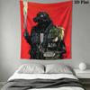 Dorohedoro Wall Tapestry Aesthetic Wall Hanging Printed Fabric Blanket Decorative Tapestries for Bedroom Living Room Home Decor