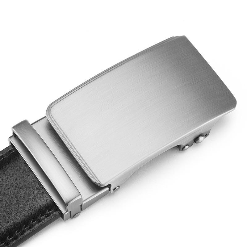 Men's Genuine Leather Automatic Buckle Belt - Business Casual Versatile Design