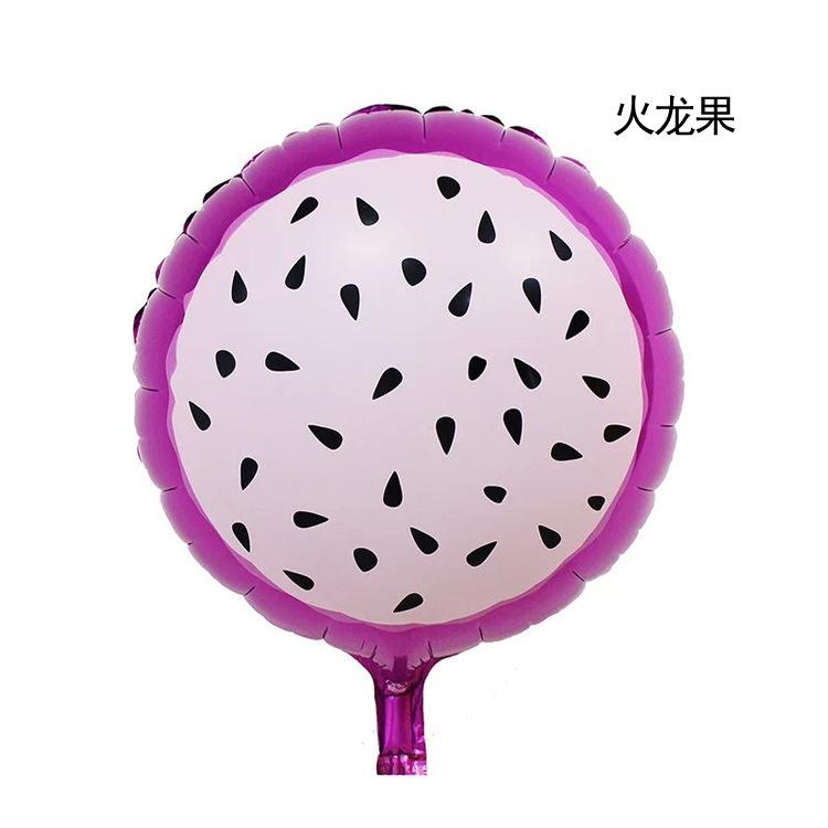 Adorable Fruit Theme Balloons Strawberry Watermelon Orange Pineapple for Nursery Birthday Decorations Outdoor  Style