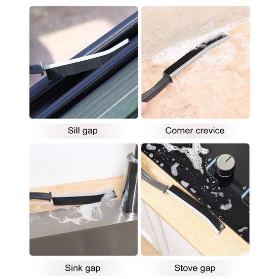 1/3/5Pcs Bathroom Gap Brush Durable Bristles Dry/Wet Cleaning Brush with Ergonomic Handle Efficient Cleaning Tool
