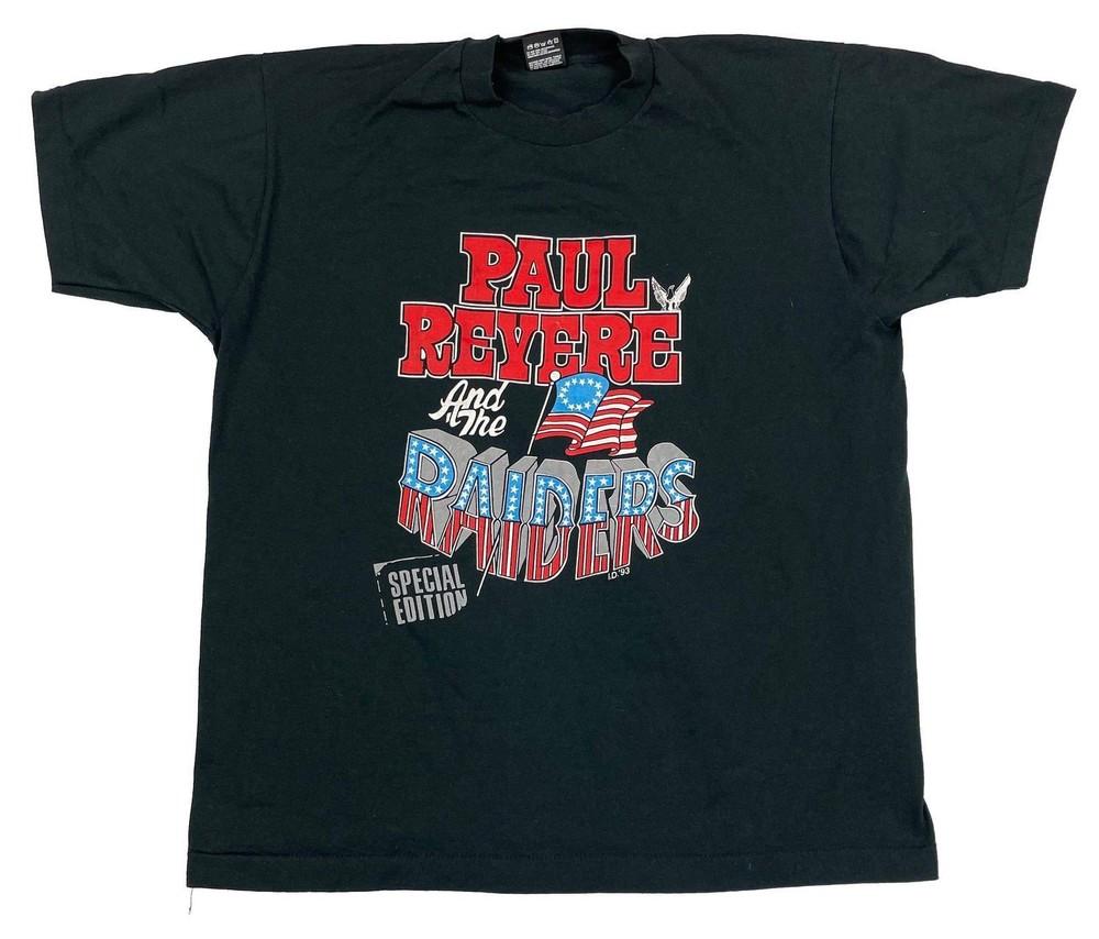 Vintage Paul Revere & the Raiders T-Shirt Mark Lindsay Paul Revere Midnight Ride Unisex T-Shirt XL