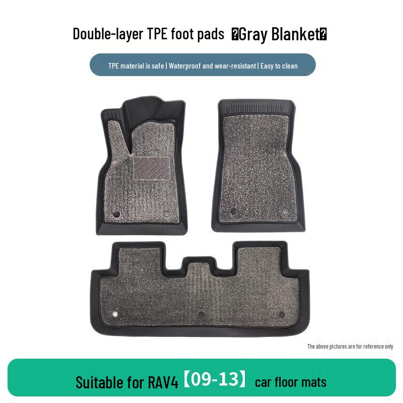Custom Floor Mats for Toyota RAV4 (2009-2013) - TPE Original Fit
