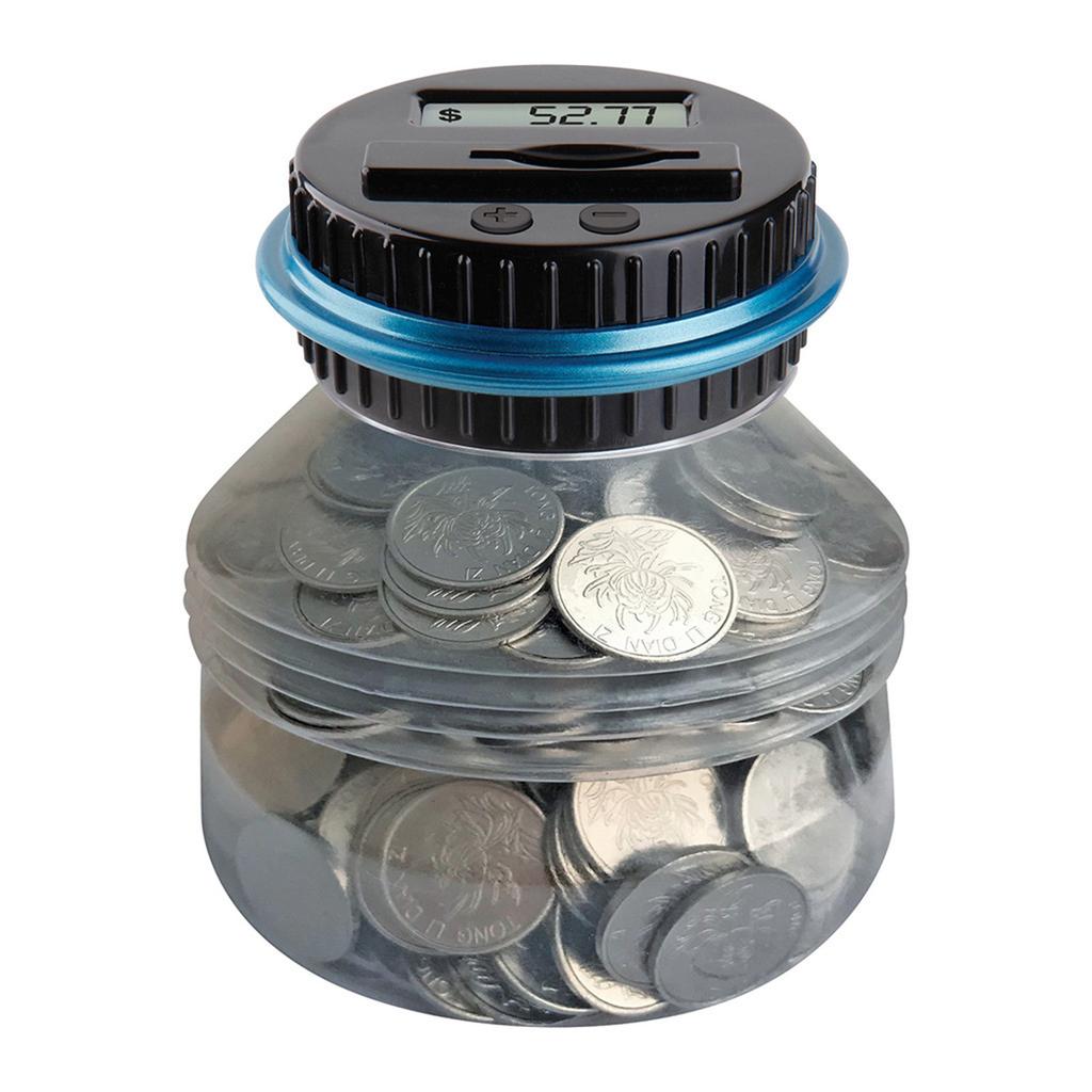 Digital Coin Bank Savings Jar By Digital Energy Clear Jar With LCD Display