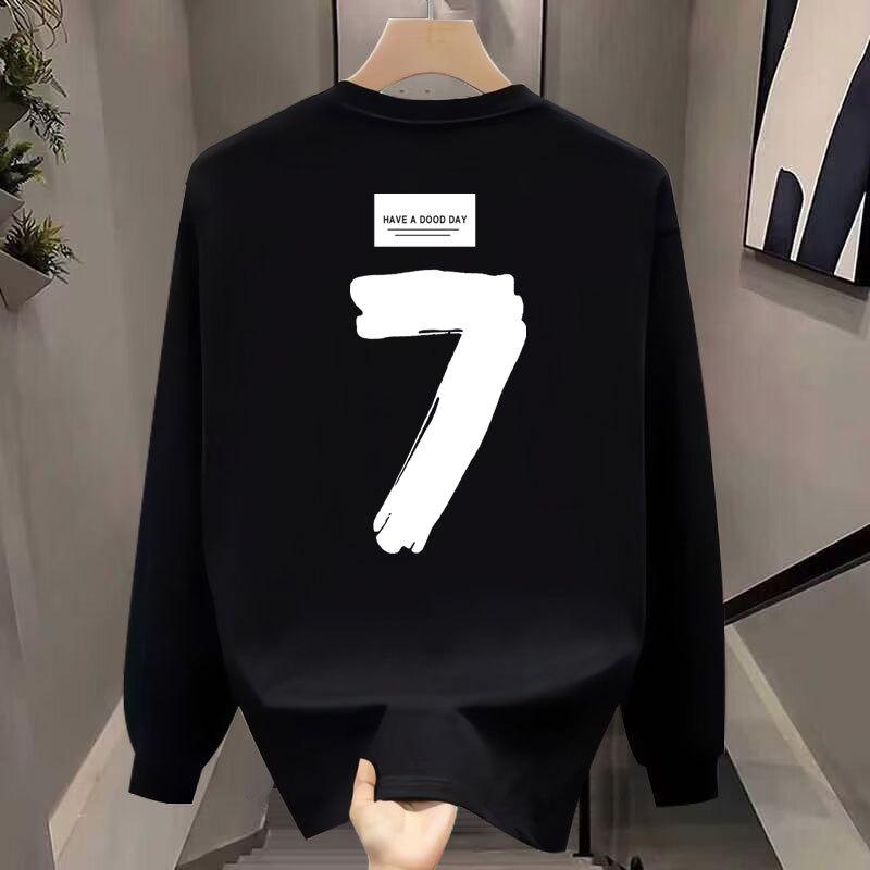 High-Quality Youth Long-Sleeved T-Shirt Men'S Autumn And Winter Business Trendy Brand Bottoming Shirt Hong Kong Style Student Top