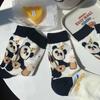 Panda Illustration Socks Female Cute Tube Socks Spring Cartoon Sweet Cotton Socks Tide Stockings