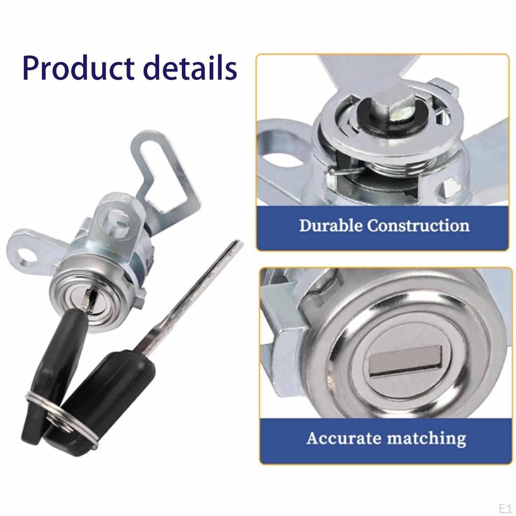 Tailgate Door Lock Cylinder Rear Parts Metal Practical Direct Replaces
