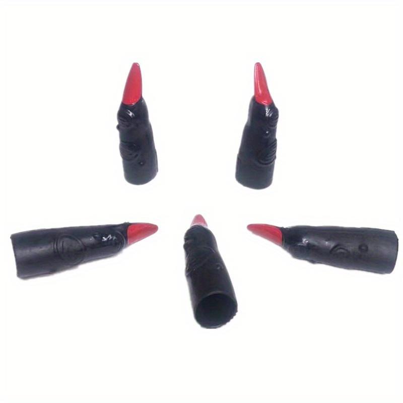 Halloween Prop Random Color Witch Ghost Holiday Party Decora Environmenatal Protection Zombie Fake Fingers Witch Nail Set Cover