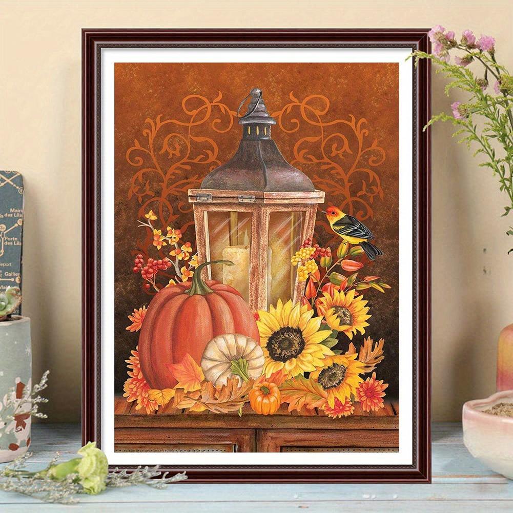 

DIY алмазная живопись тыква подсолнух набор для вышивки крестиком мозаика искусство алмазная живопись полный круг/квадратный алмаз украшение дома