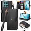Zipper Card Solt Wallet Leather Case For MOTOROLA G04 G24 G14 G35 G55 G54 G84 G34 G24 Power G85 G45 Edge 50 NEO Bag Pocket Cover