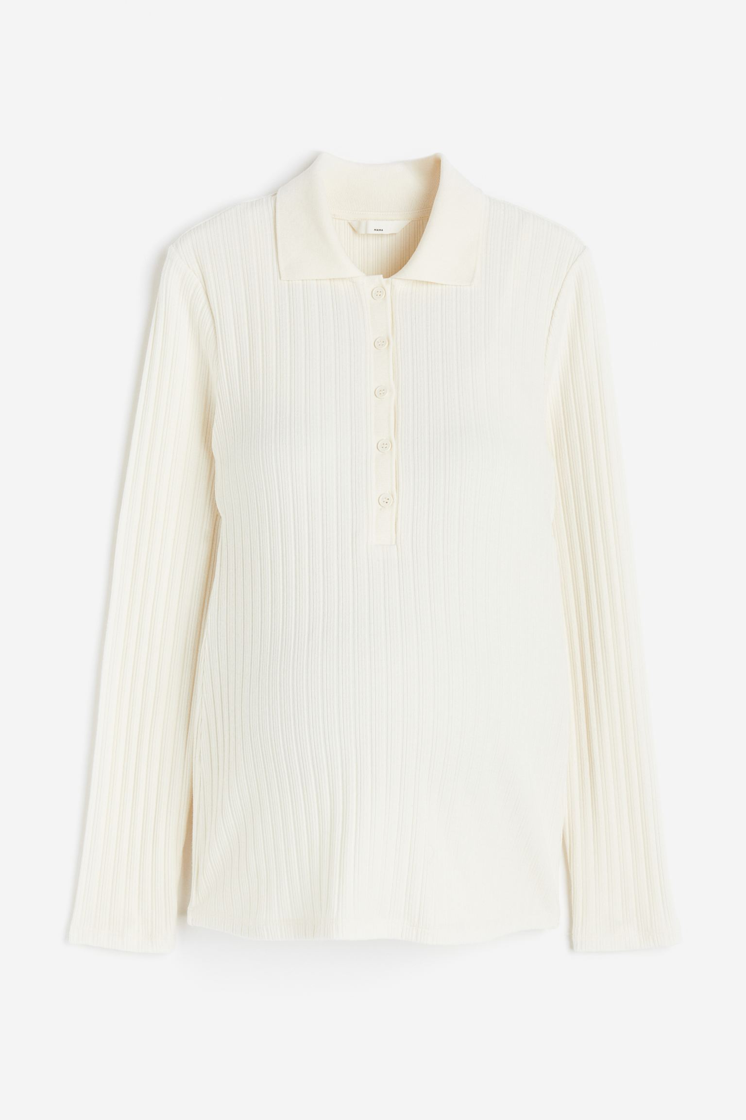 

МАМА Рубашка поло в рубчик