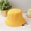 Simple thin versatile solid color light board bucket hat male and female students tide casual hat sun hat spring and autumn