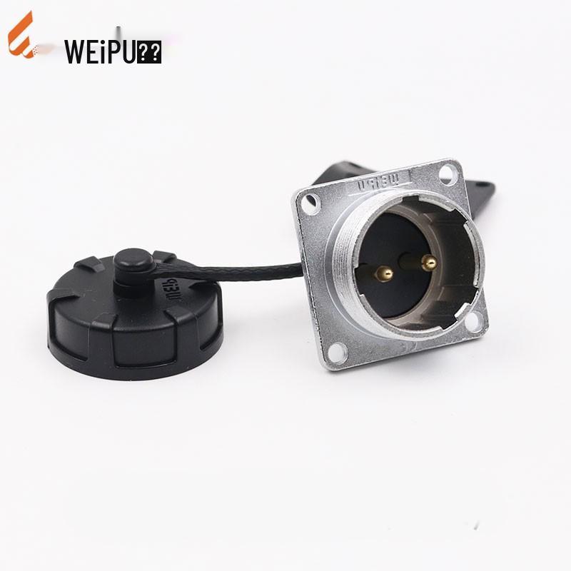 Weipu WS24 Series Waterproof Aviation Plug Connector - 3 To 19 Core Male Socket for Display Screens