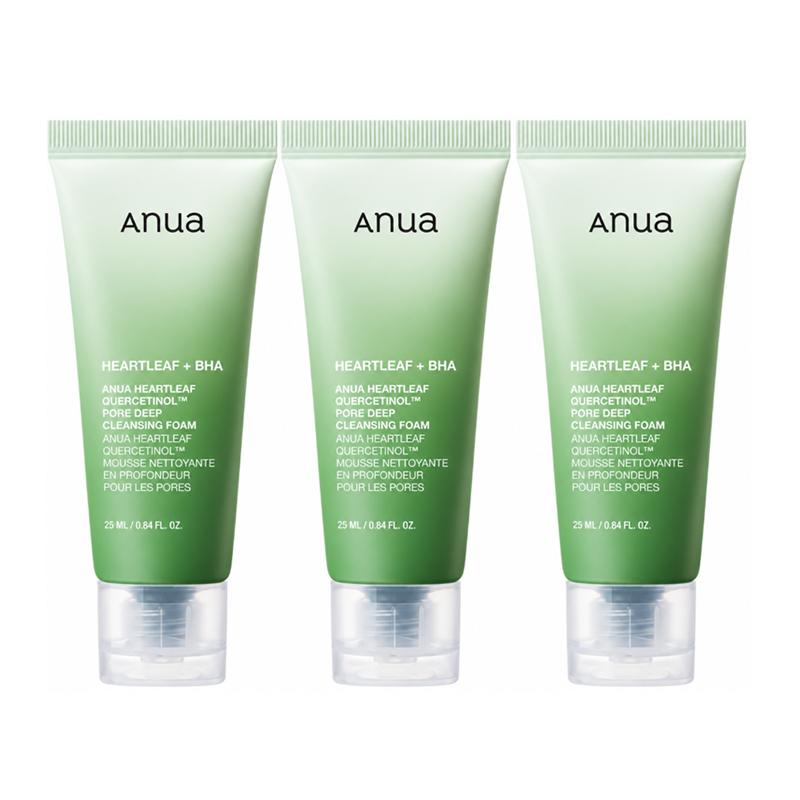 Anua Heartleaf Quercetinol Pore Deep Cleansing Foam 25mL, 150mL (6 Options)