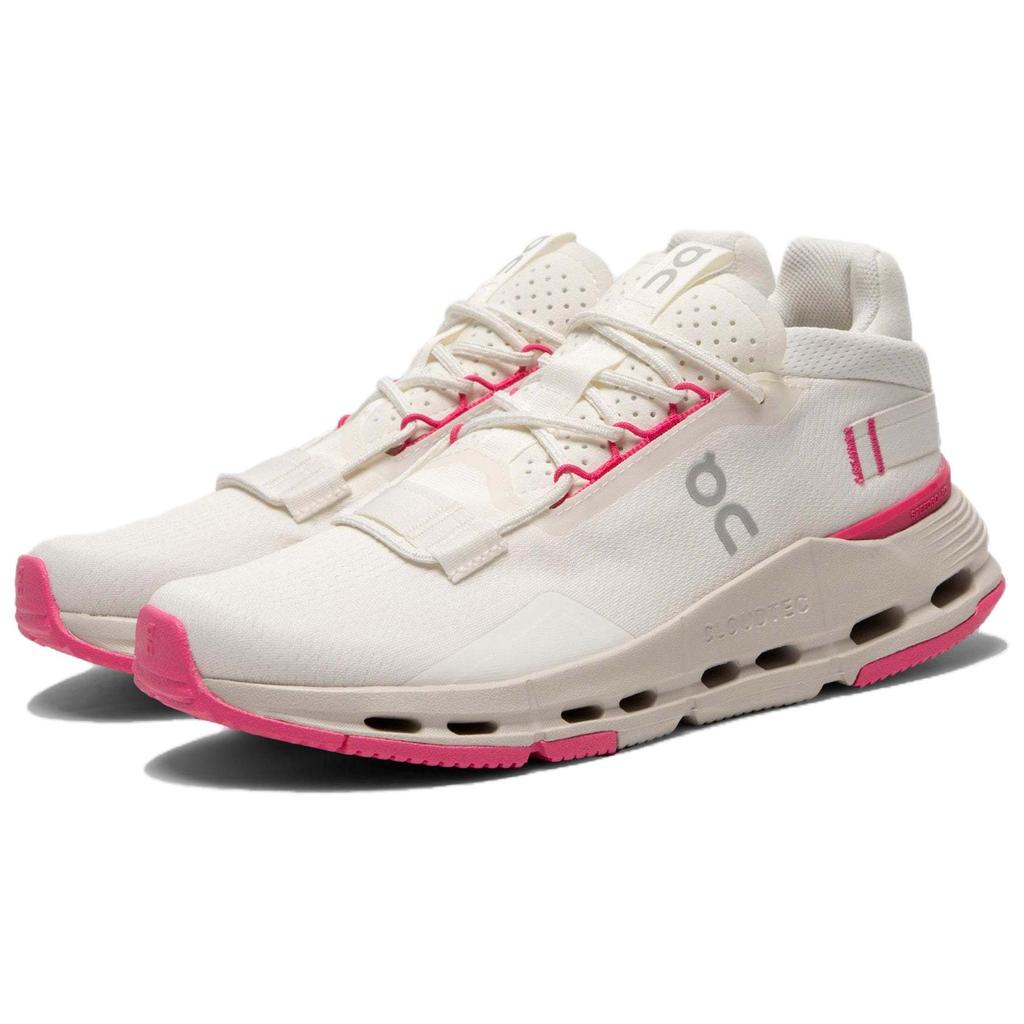 On CLOUDNOVA Mesh Breathable Support Running Shoes Women's White 3WE30222923