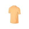 Nike Solid Logo Print Double Button Placket Polo Shirt Men Tops Yellow BV1195-251