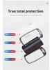 Housse de clé Volkswagen pour Sagitar, Lavida, Bora, Lamando, T-Cross, Tharu, Tayron, Tiguan L - Coque et boucle de clé de voiture.