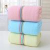 Pure Cotton Large Bath Towel Plain Color Simple Soft Wrap Towel Beach Towel Household Bathroom Export