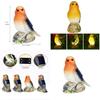 Powered Solar Resin Luminous Bird Light For Garden Courtyard Flower Pot Decor