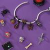 Halloween Charms Bead Copper Jack-O'-Lantern Skull Bat Witch Hat Candy Luminous Charm Fit Bracelet Diy Jewelry